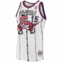 Men's Toronto Raptors Vince Carter #15 Mitchell&Ness White 1998-99 Hardwood Classics Swingman Jersey