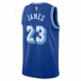 Men's Los Angeles Lakers LeBron James #23 Nike Blue 20/21 Swingman Jersey - Classic Edition