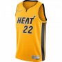 Men's Miami Heat Jimmy Butler #22 Nike Yellow 20/21 Swingman Jersey - Earned Edition