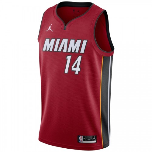 Men's Miami Heat Tyler Herro #14 Jordan Red 20/21 Swingman Player Jersey - Statement Edition