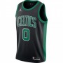 Men's Boston Celtics Jayson Tatum #0 Jordan Brand Black 2020/21 Swingman Jersey - Statement Edition