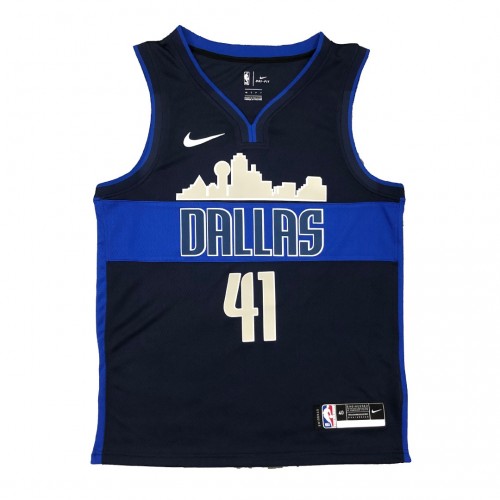 Men's Dallas Mavericks Dirk Nowitzki #41 Nike Blue Swingman Jersey