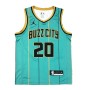 Men's Charlotte Hornets Hayward #20 Jordan Green Swingman Jersey - Association Edition