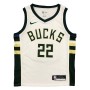 Men's Milwaukee Bucks Khris Middleton #22 Nike White 2020/21 Swingman Jersey - Association Edition