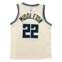 Men's Milwaukee Bucks Khris Middleton #22 Nike White Cream Swingman Jersey - City Edition