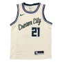 Men's Milwaukee Bucks Jrue Holiday #21 Nike White Cream Swingman Jersey - City Edition