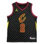 Men's Cleveland Cavaliers Kyrie Irving #2 Jordan Black Swingman Jersey - Statement Edition