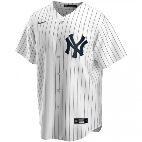 Men's New York Yankees Derek Jeter #2 Nike White Home 2020 Jersey