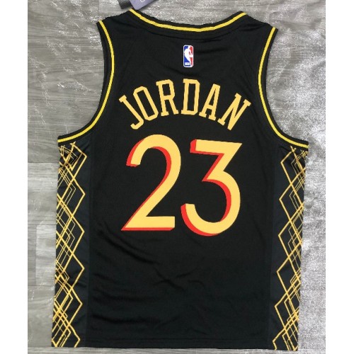 Men's Chicago Bulls Michael Jordan #23 Nike Black 2020/21 Swingman Jersey - City Edition