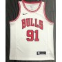 Men's Chicago Bulls Dennis Rodman #91 Nike White Swingman Jersey - Association Edition