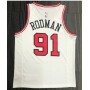 Men's Chicago Bulls Dennis Rodman #91 Nike White Swingman Jersey - Association Edition