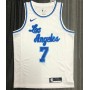 Men's Los Angeles Lakers Carmelo Anthony #7 Nike White Swingman NBA Jersey - Classic Edition