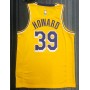 Men's Los Angeles Lakers Dwight Howard #39 Gold Swingman NBA Jersey - Icon Edition