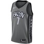 Men's Brooklyn Nets Kevin Durant #7 Nike Gray 2020/21 Swingman Jersey - Statement Edition