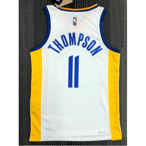 Men's Golden State Warriors Klay Thompson #11 Nike White 2021/22 Swingman Jersey - Association Edition