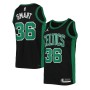 Men's Boston Celtics Marcus Smart #36 Jordan Black&Green 2020/21 Swingman Jersey - Statement Edition