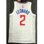 Men's Los Angeles Clippers Leonard #2 Nike White Swingman NBA Jersey - Association Edition