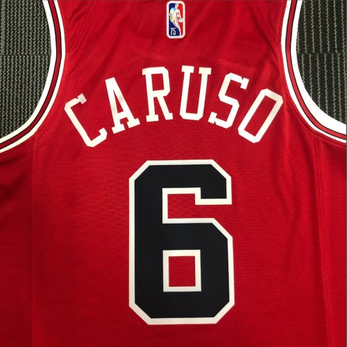 Men's Chicago Bulls Alex Caruso #6 Nike Red 2021 Swingman Jersey - Icon Edition