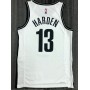 Men's Brooklyn Nets James Harden #13 Nike White 2021 Swingman NBA Jersey - Icon Edition