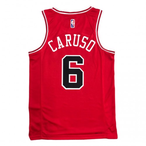 Men's Chicago Bulls Alex Caruso #6 Nike Red 2021 Swingman Jersey - Icon Edition