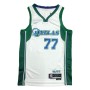 Men's Dallas Mavericks Luka Doncic #77 White 2021/22 Swingman Jersey - City Edition