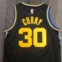 Men's Golden State Warriors Stephen Curry #30 Black 2021/22 Swingman Jersey - City Edition