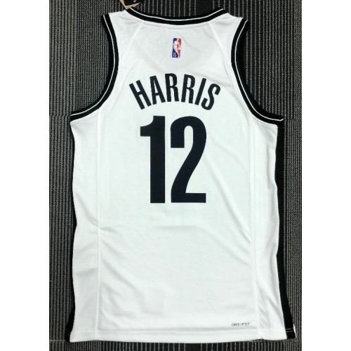 Men's Brooklyn Nets Devin Harris #12 Nike White 2021 Swingman NBA Jersey - Icon Edition