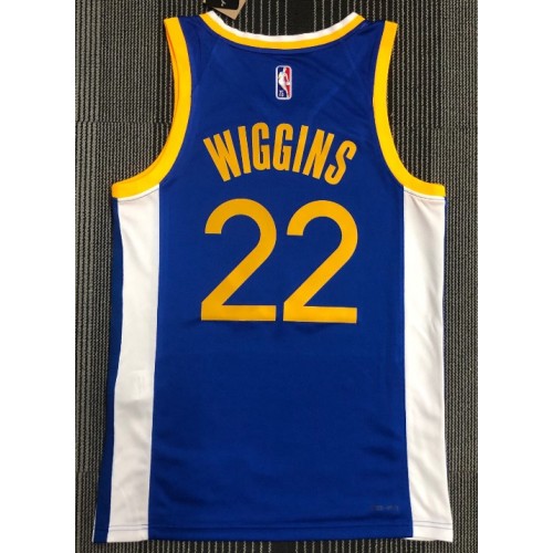 Men's Golden State Warriors Andrew Wiggins #22 Nike Royal 21/22 Swingman Jersey-Icon Edition