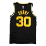 Men's Golden State Warriors Stephen Curry #30 Black 2021/22 Swingman Jersey - City Edition