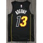 Men's Miami Heat Bam Adebayo #13 Nike Black 2021/22 Swingman Jersey - City Edition