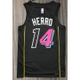 Men's Miami Heat Tyler Herro #14 Nike Black 2021/22 Swingman Jersey - City Edition