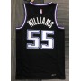 Men's Sacramento Kings Jason Williams #55 Nike Black 2021/22 Swingman NBA Jersey - City Edition