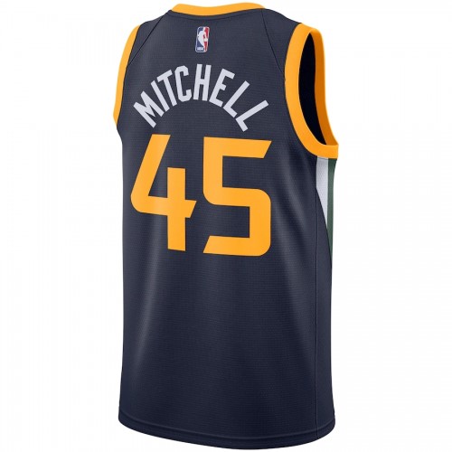 Men's Utah Jazz Donovan Mitchell #45 Nike Navy Replica Swingman Jersey - Icon Edition