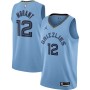 Men's Memphis Grizzlies Ja Morant Jordan Light Blue 2020/21 Swingman Jersey - Statement Edition