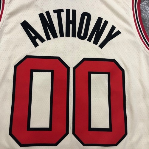 Men's Portland Trail Blazers Carmelo Anthony Nike Cream 19/20 Swingman Jersey - City Edition