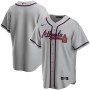 Men's Atlanta Braves Nike Gray Road Team Jersey