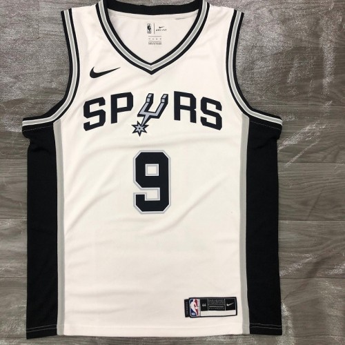 Men's San Antonio Spurs Tony Parker #9 Nike White 2020/21 Swingman Jersey - Association Edition