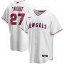 Men's Los Angeles Angels Mike Trout #27 Nike White Home 2020 Jersey