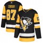 Men's Pittsburgh Penguins #87 Sidney Crosby adidas Black Authentic Jersey