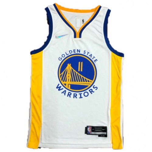 Men's Golden State Warriors Klay Thompson #11 Nike White 2021/22 Swingman Jersey - Association Edition