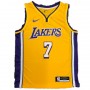 Men's Los Angeles Lakers Carmelo Anthony #7 Nike Yellow Swingman Jersey - Icon Edition