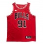 Men's Chicago Bulls Dennis Rodman #91 Nike Red Swingman Jersey - Icon Edition