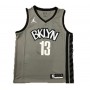 Men's Brooklyn Nets James Harden #13 Jordan Gray 2020/21 Swingman Jersey - Statement Edition