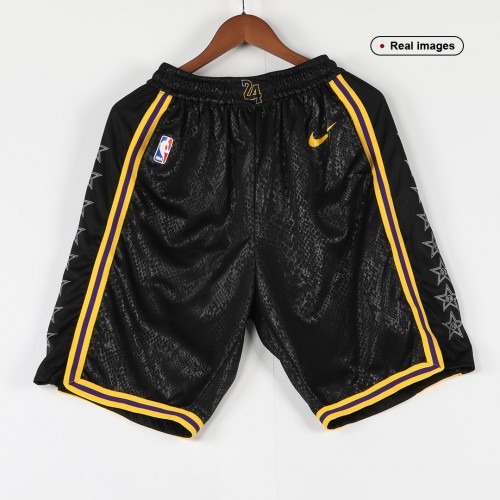 Men's Los Angeles Lakers Nike Black Swingman Short - City Edition