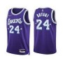 Men's Los Angeles Lakers Kobe Bryant #24 Nike Purple 2021/22 Swingman Jersey - City Edition