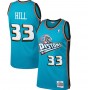 Men's Detroit Pistons Grant Hill #33 Throwback Mitchell & Ness Blue 98-99 Hardwood Classics Swingman Jersey