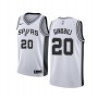 Men's San Antonio Spurs Manu Ginobili #20 Nike White 2020/21 Swingman Jersey - Association Edition