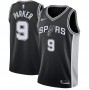 Men's San Antonio Spurs Tony Parker #9 Nike Black 2020/21 Swingman Jersey - Icon Edition