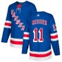 Men's New York Rangers Mark Messier #11 adidas Royal Authentic Player Jersey