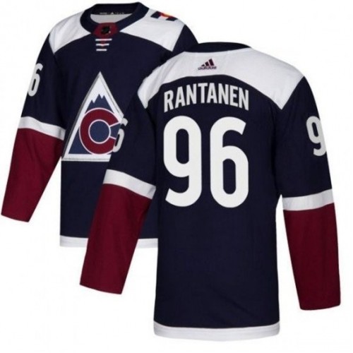 Men's Colorado Avalanche Mikko Rantanen #96 adidas Navy Alternate Authentic Jersey